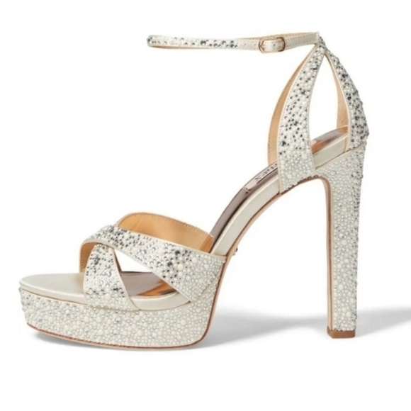 Badgley Mischka Shoes - New Badgley Mishcka Plafortm Embellished Sandals